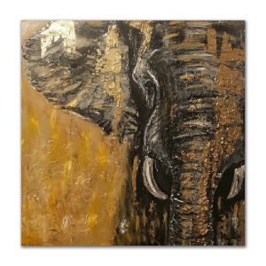 Golden Guardian Elephant